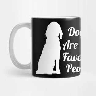 Dogs Are My Favorite People Mug